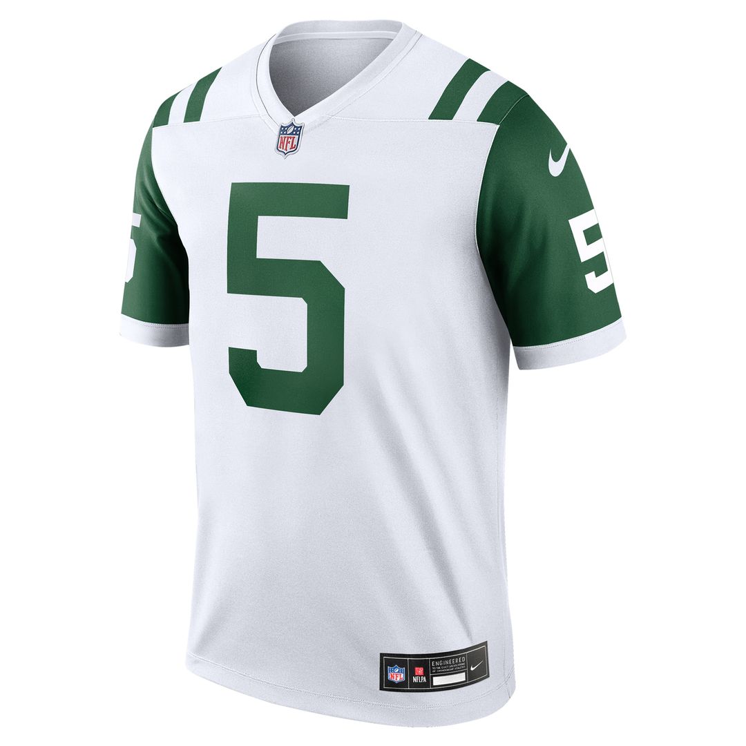 Garrett Wilson New York Jets Nike Legend Player Performance Top - White NFL Fan Gear Popular Style