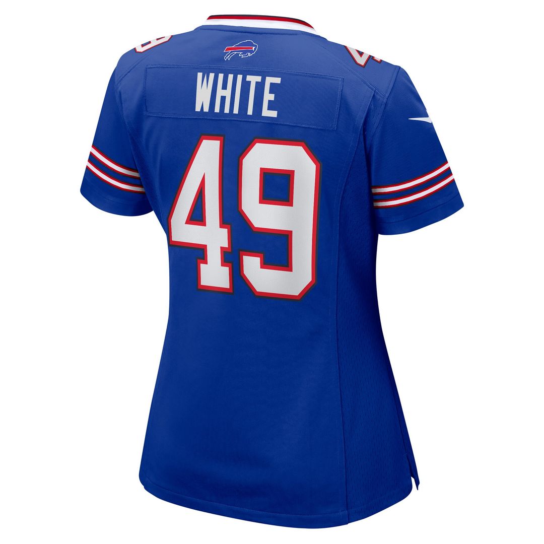 DaShaun White Buffalo Bills Nike Women's Team Game Jersey - Royal Official NFL Team Apparel Football Fan Gear