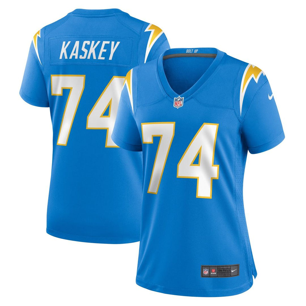 Matt Kaskey Los Angeles Chargers Nike Women's Team Game Jersey - Powder Blue Official NFL Team Apparel Football Fan Gear