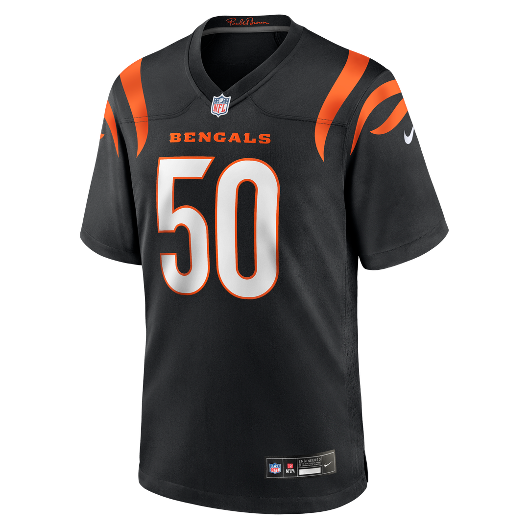 Shaka Heyward Cincinnati Bengals Nike Team Game Jersey - Black Official NFL Team Apparel Football Fan Gear