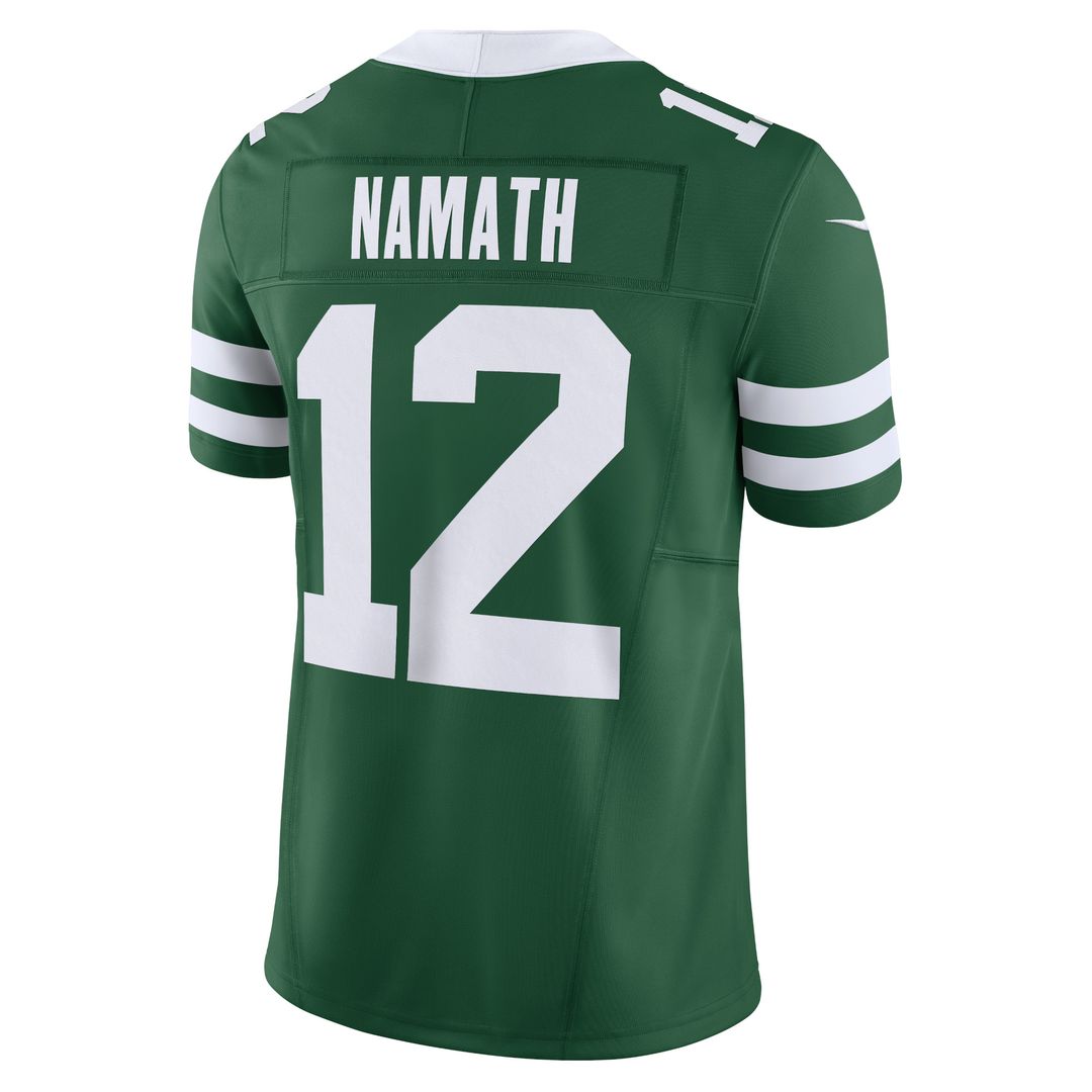 Joe Namath New York Jets Nike Alternate Vapor F.U.S.E. Limited Jersey - Legacy Black Official NFL Team Apparel Football Fan Gear