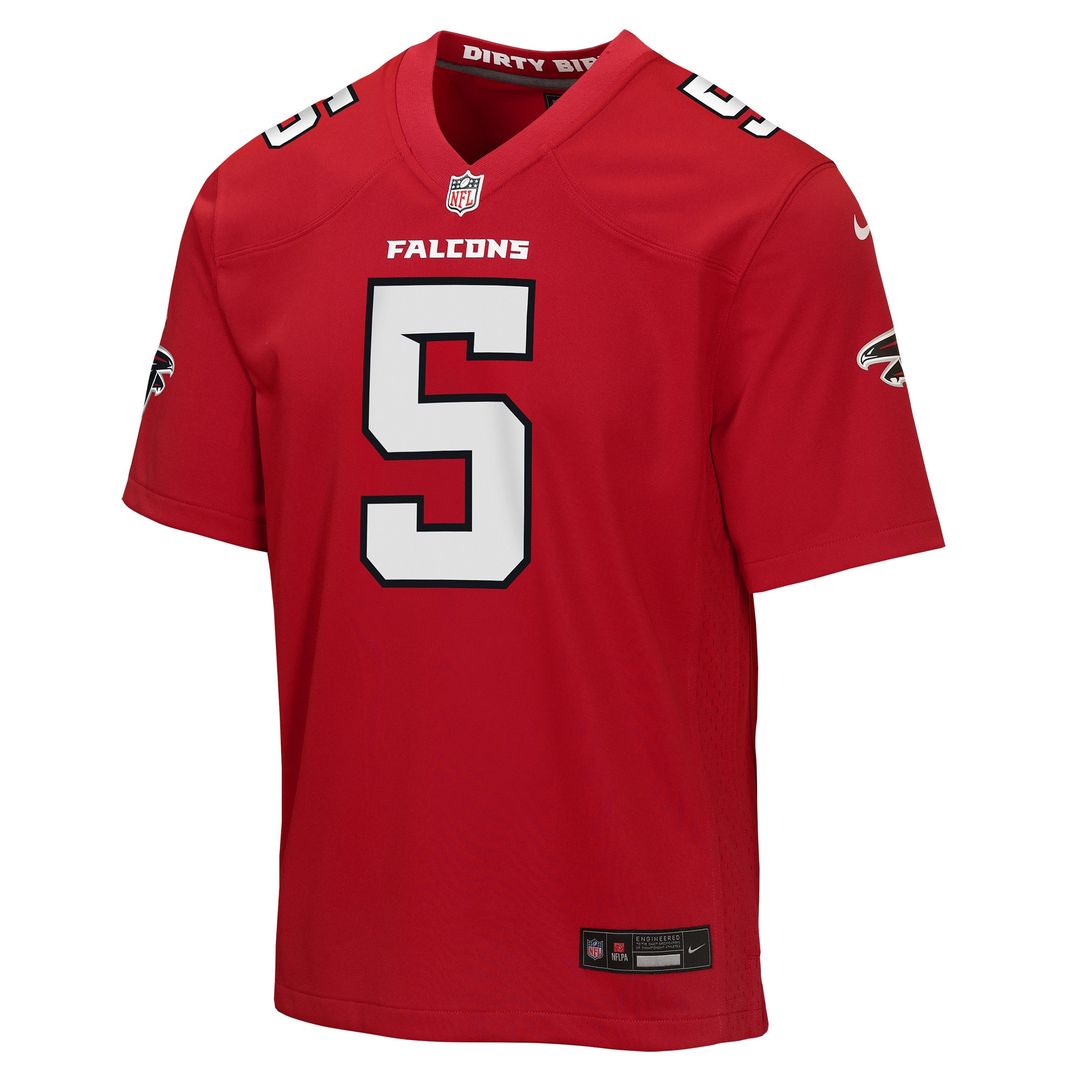 Drake London Atlanta Falcons Nike Youth Game Jersey - Red Official NFL Team Apparel Football Fan Gear