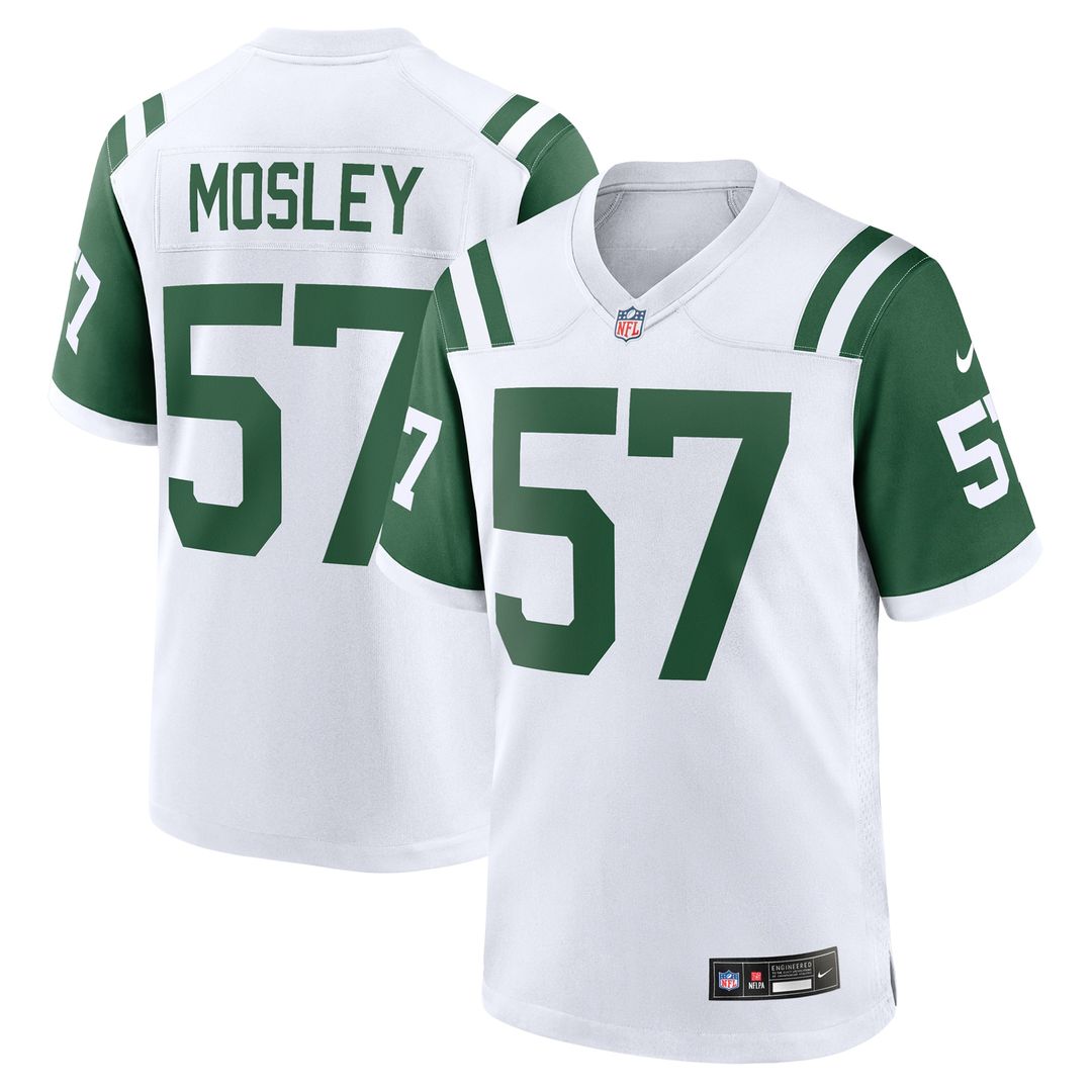 C.J. Mosley New York Jets Nike Classic Alternate Game Jersey - White Official NFL Team Apparel Football Fan Gear