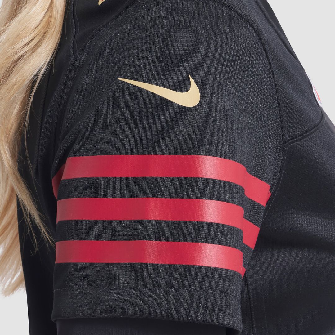 Brock Purdy San Francisco 49ers Nike Women's 2025 Rivalries Collection Game Jersey - Black Official NFL Team Apparel Football Fan Gear