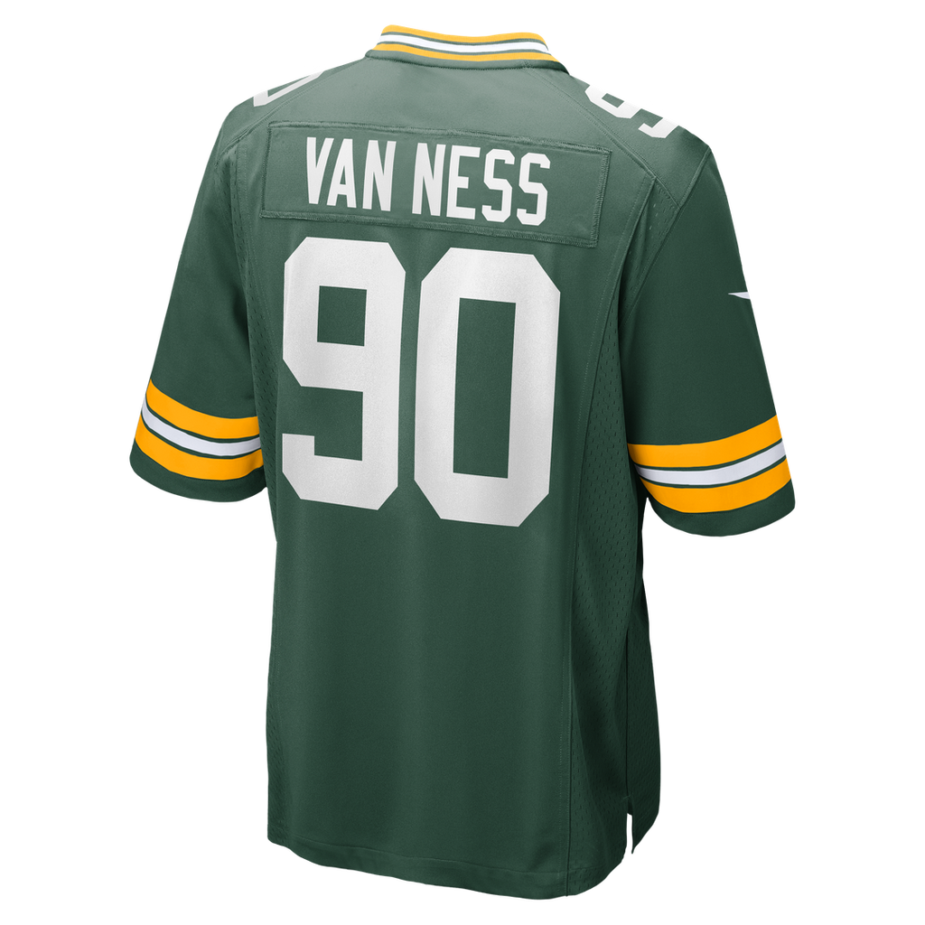 Lukas Van Ness Green Bay Packers Nike Game Jersey - Green Official NFL Team Apparel Football Fan Gear