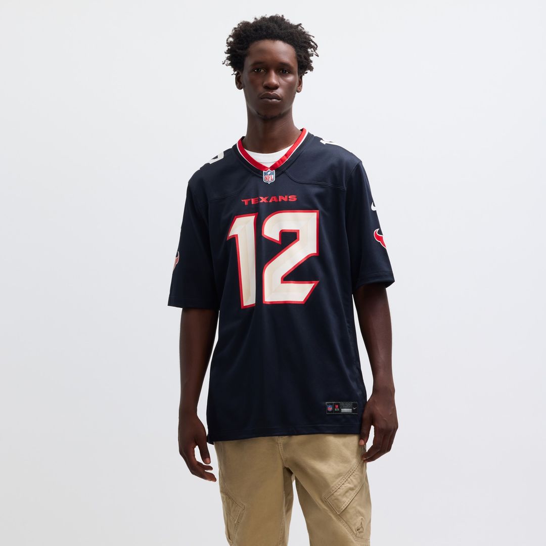 Nico Collins Houston Texans Nike Alternate Game Jersey - Red Official NFL Team Apparel Football Fan Gear