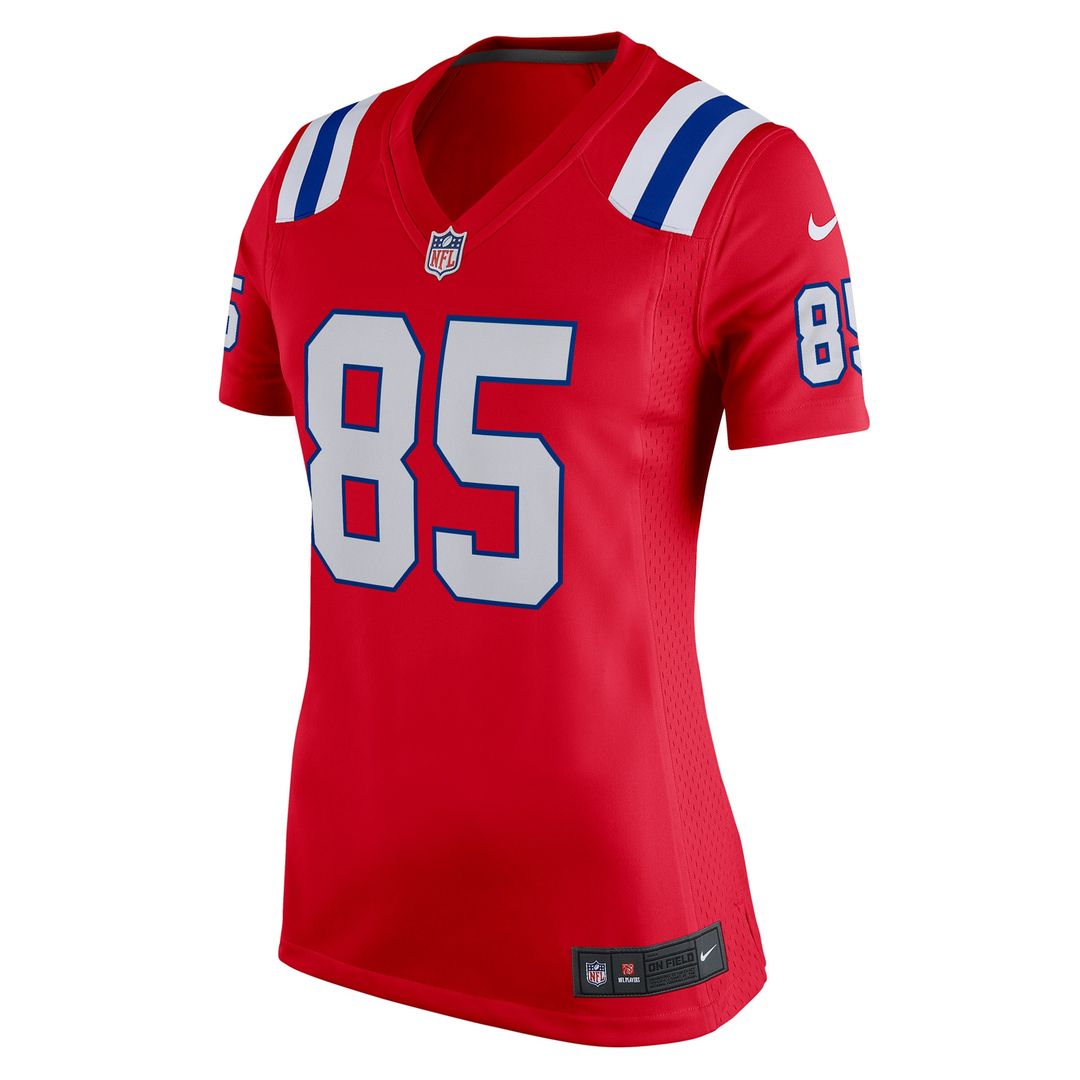 Hunter Henry New England Patriots Nike Women's Team Game Jersey - Red Official NFL Team Apparel Football Fan Gear