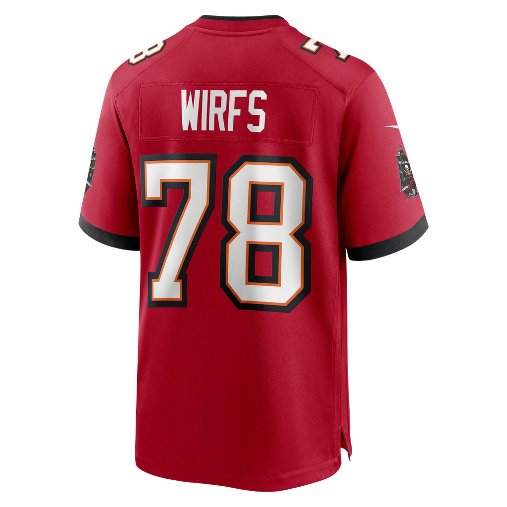 Tristan Wirfs Tampa Bay Buccaneers Nike Player Game Jersey - Red Official NFL Team Apparel Football Fan Gear