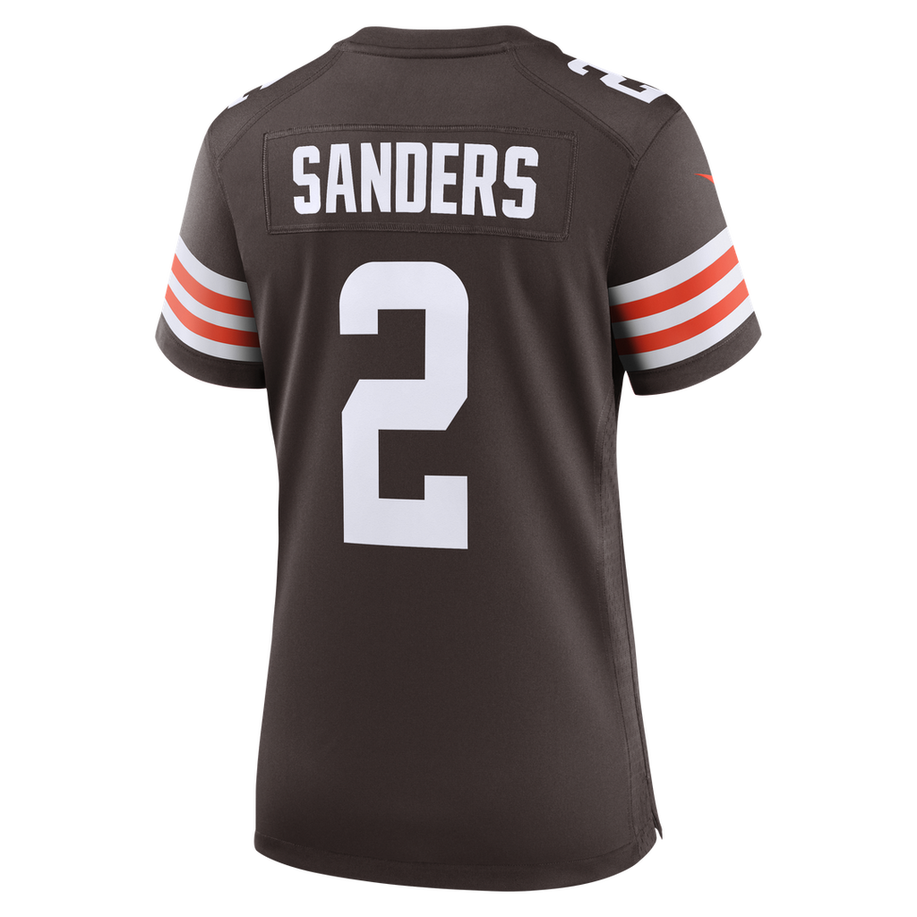 Shedeur Sanders Cleveland Browns Nike Women's Team Game Jersey - Brown Official NFL Team Apparel Football Fan Gear