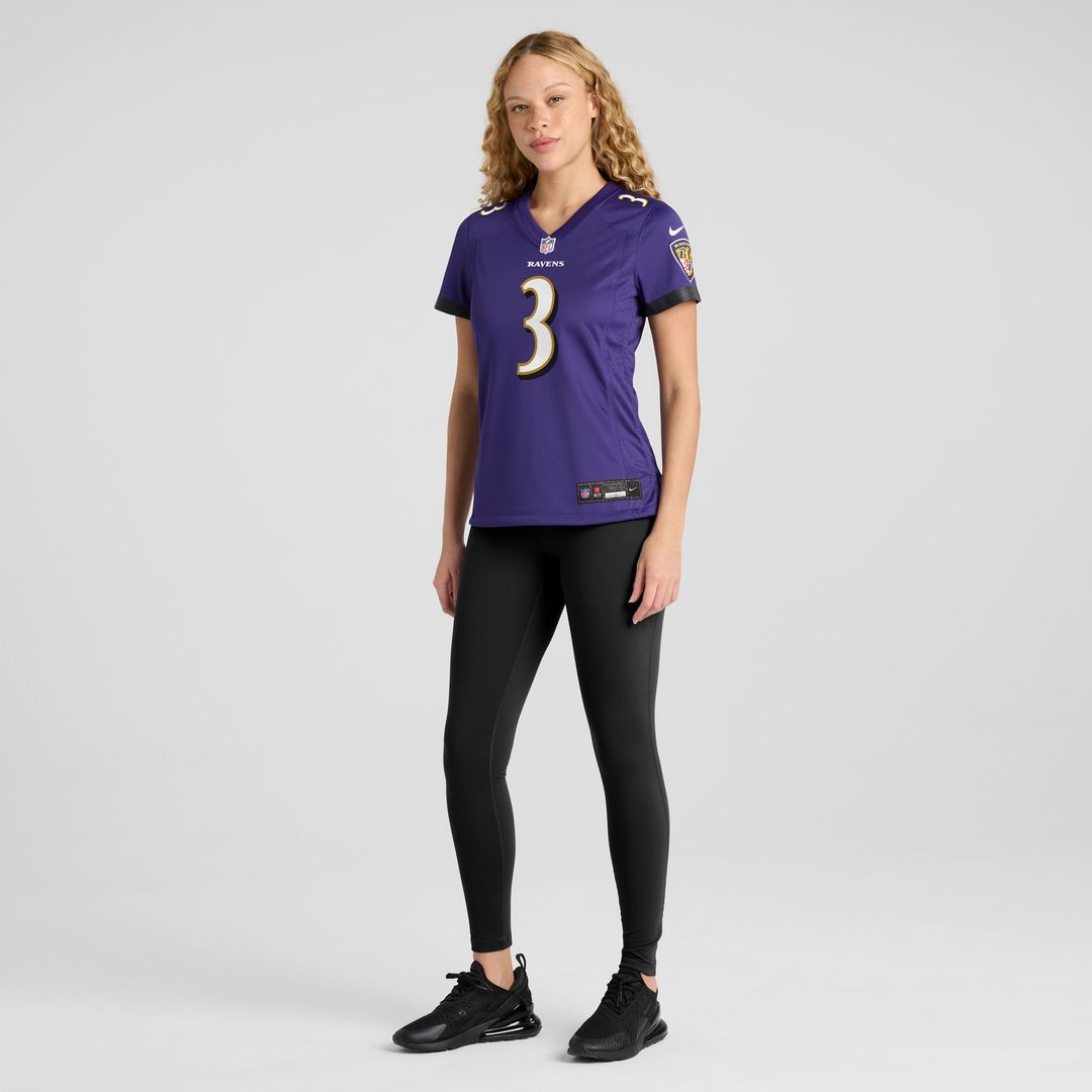 Chidobe Awuzie Baltimore Ravens Nike Women's Team Game Jersey - Purple Official NFL Team Apparel Football Fan Gear