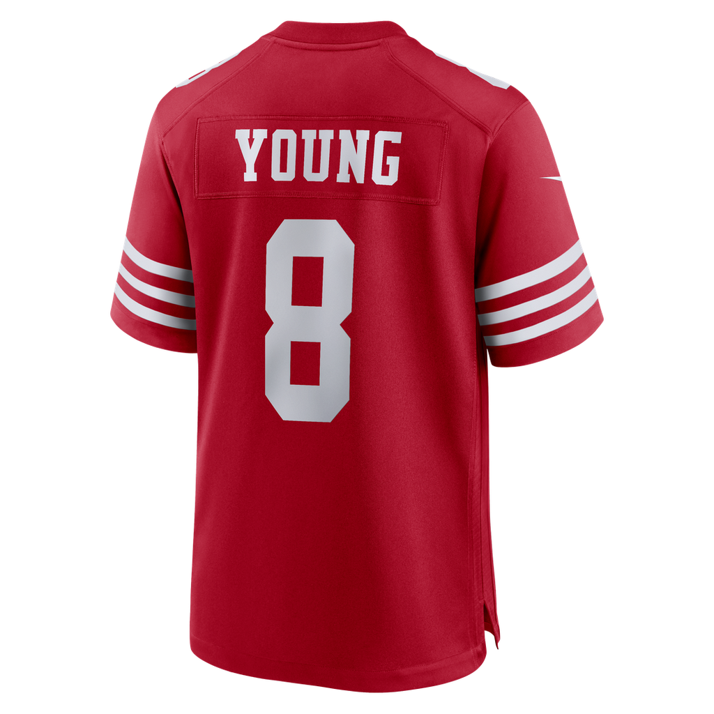 Steve Young San Francisco 49ers Nike Retired Player Game Jersey - Scarlet Official NFL Team Apparel Football Fan Gear