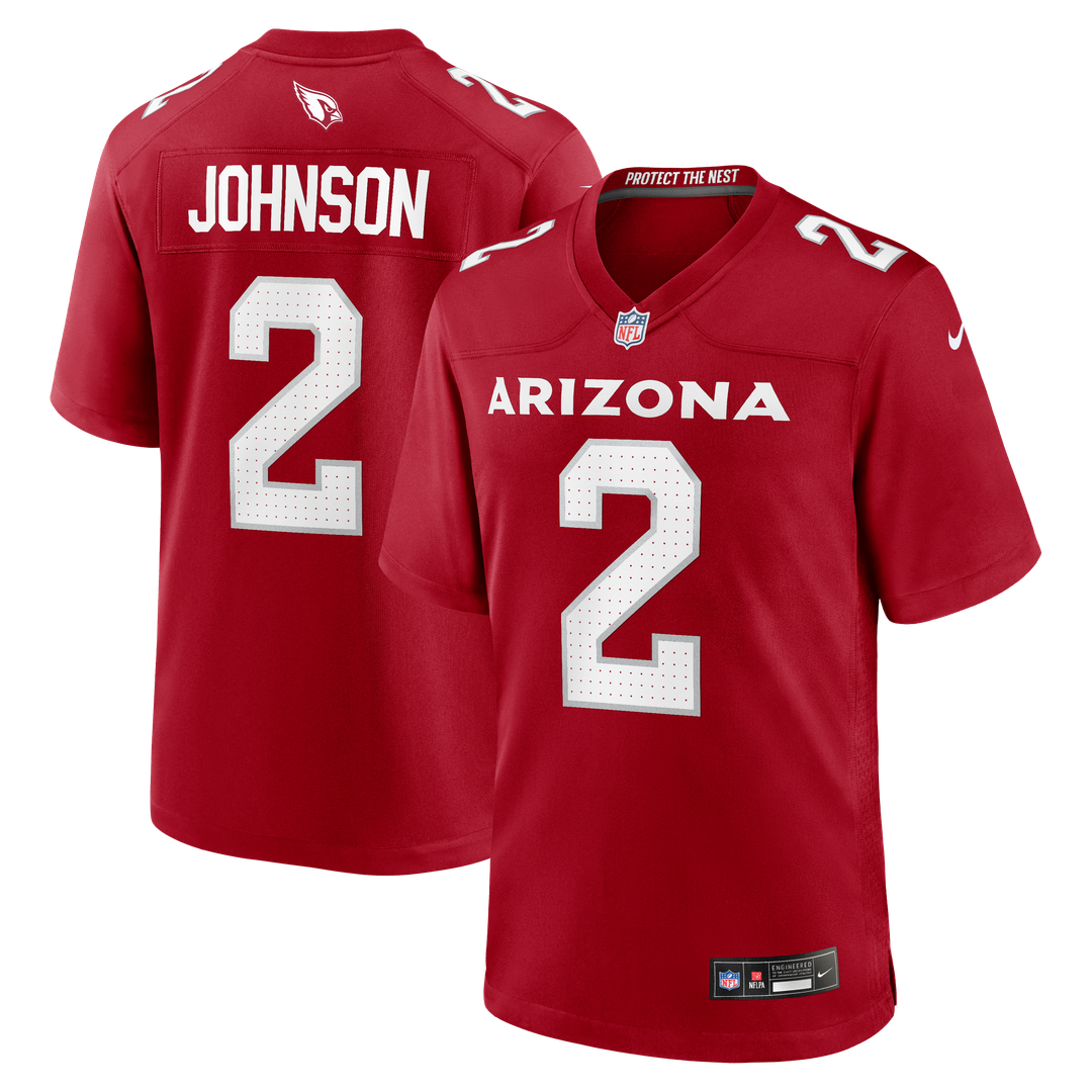 Will Johnson Arizona Cardinals Nike Team Game Jersey - Cardinal Official NFL Team Apparel Football Fan Gear