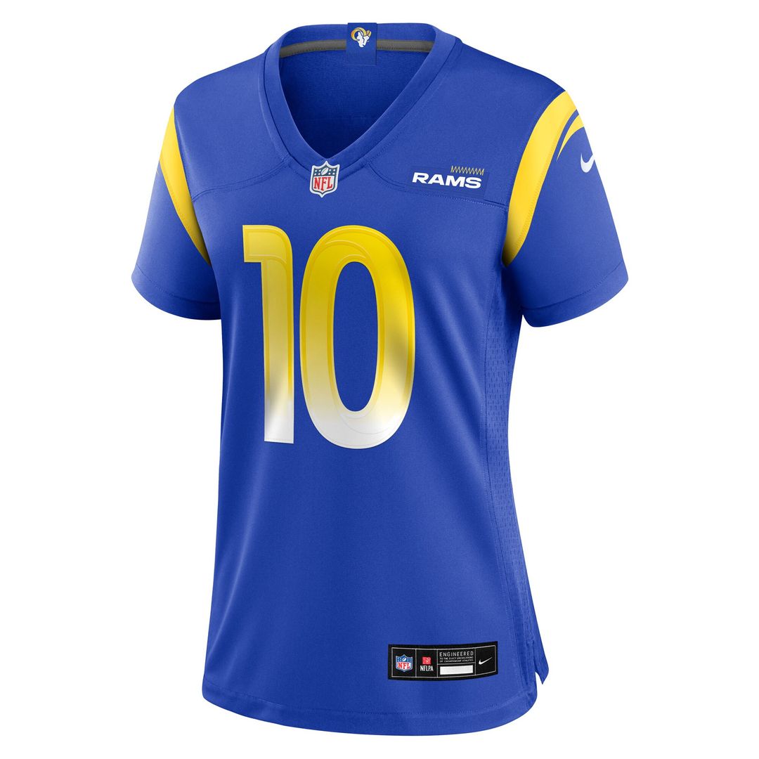 Josaiah Stewart Los Angeles Rams Nike Women's Team Game Jersey - Royal Official NFL Team Apparel Football Fan Gear