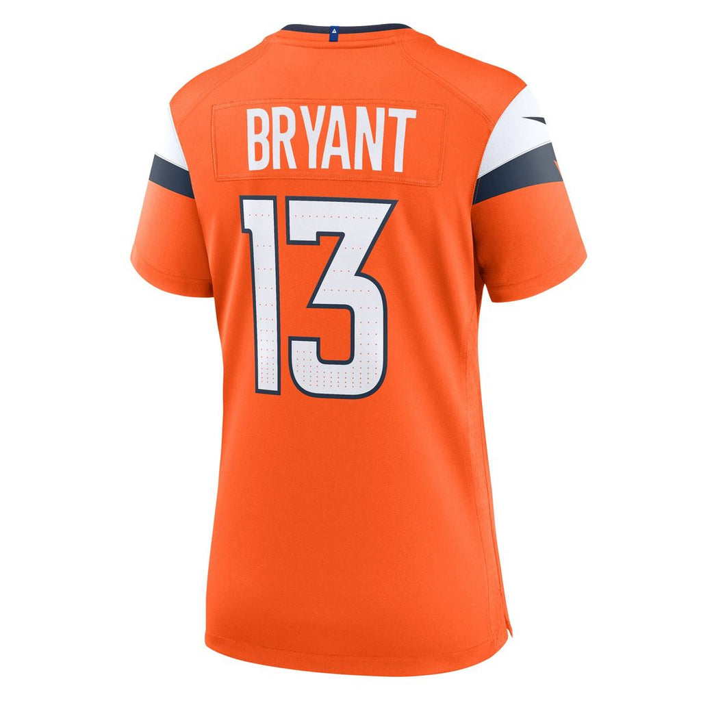Pat Bryant Denver Broncos Nike Women's Team Game Jersey - Orange Official NFL Team Apparel Football Fan Gear