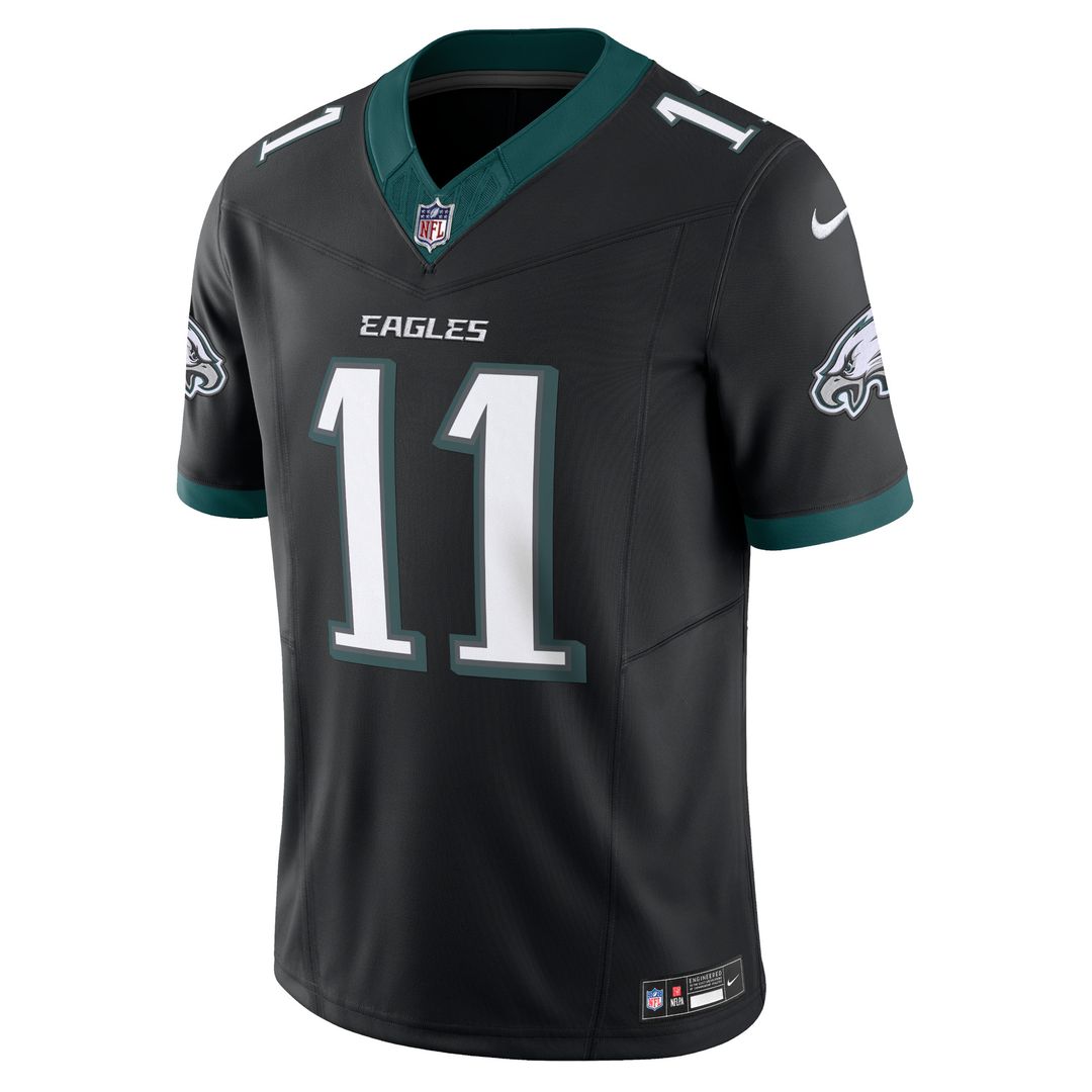A.J. Brown Philadelphia Eagles Nike Alternate Vapor F.U.S.E. Limited Jersey - Black Official NFL Team Apparel Football Fan Gear