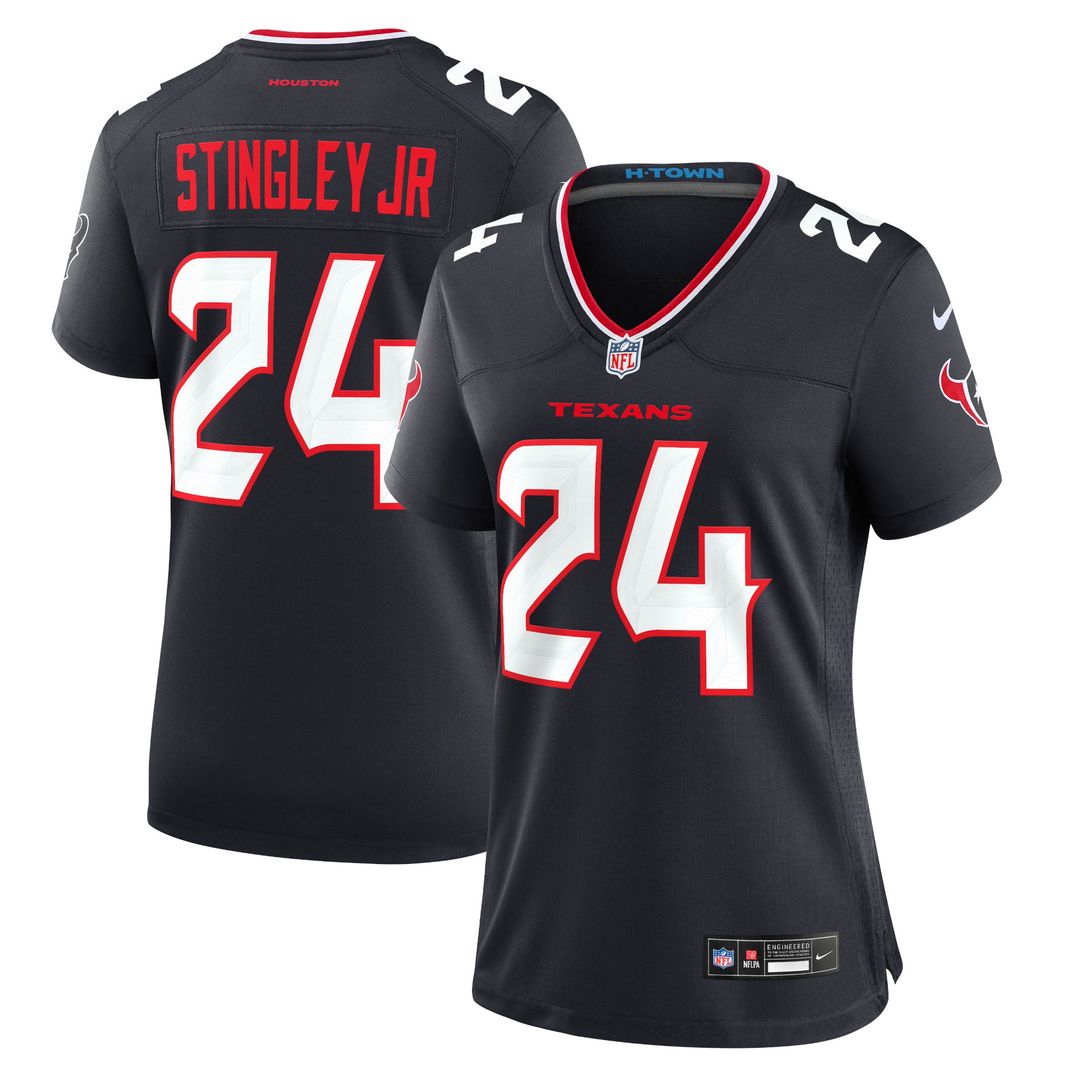 Derek Stingley Jr. Houston Texans Nike Women's Game Jersey - Navy Official NFL Team Apparel Football Fan Gear