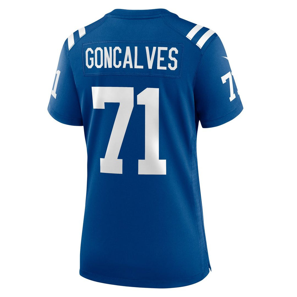 Matt Goncalves Indianapolis Colts Nike Women's Game Jersey - Royal Official NFL Team Apparel Football Fan Gear