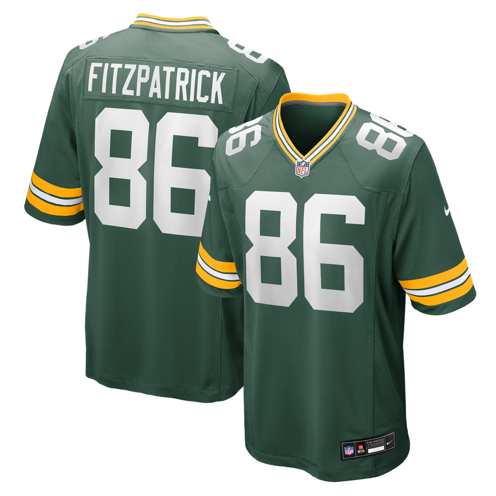 John FitzPatrick Green Bay Packers Nike Team Game Jersey - Green Official NFL Team Apparel Football Fan Gear