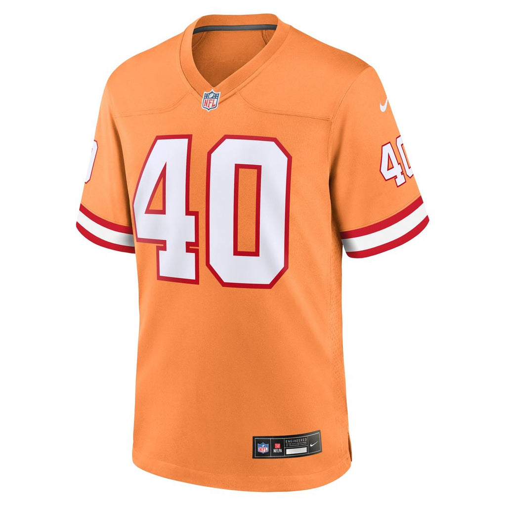 Mike Alstott Tampa Bay Buccaneers Nike Throwback Game Jersey - Orange Official NFL Team Apparel Football Fan Gear