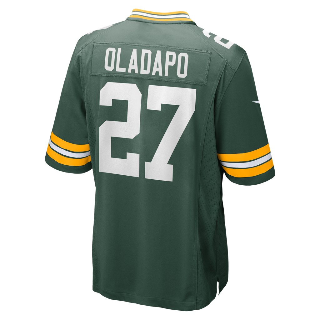 Kitan Oladapo Green Bay Packers Nike Game Jersey - Green Official NFL Team Apparel Football Fan Gear