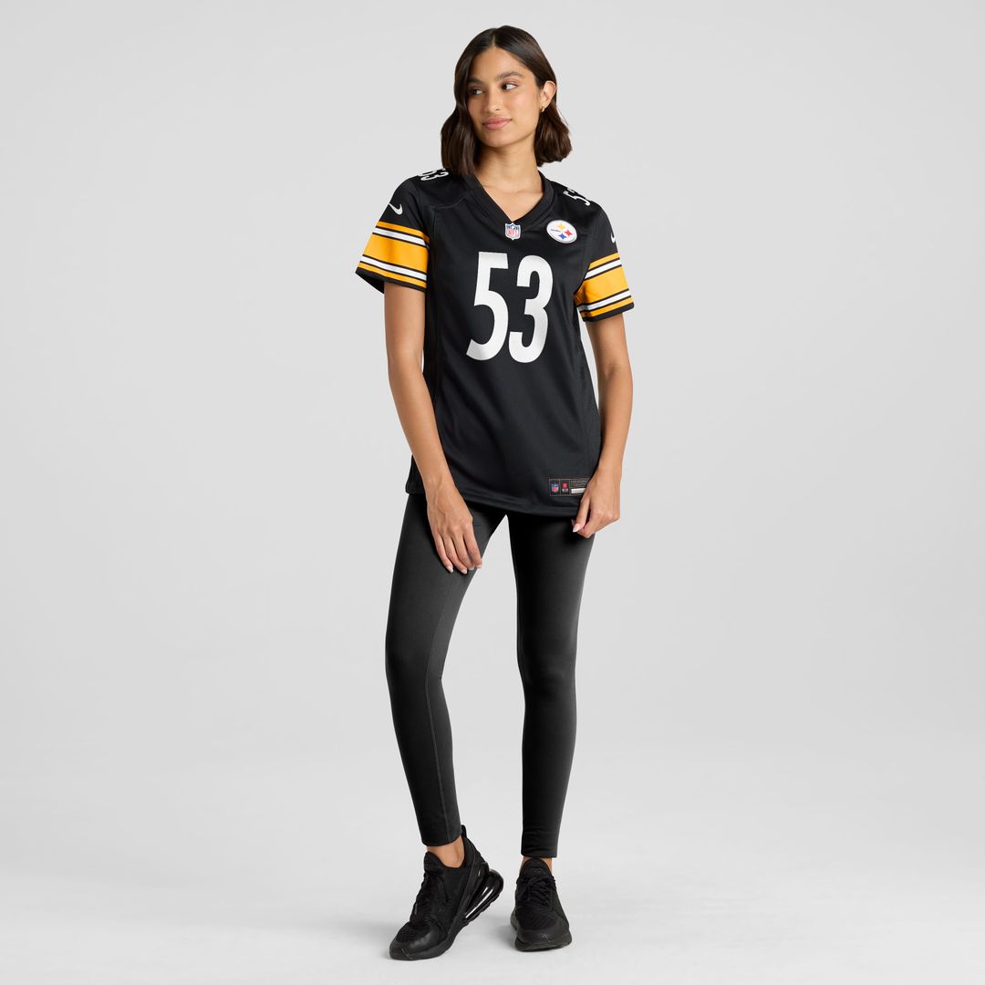 JaWhaun Bentley Pittsburgh Steelers Nike Women's Team Game Jersey - Black Official NFL Team Apparel Football Fan Gear