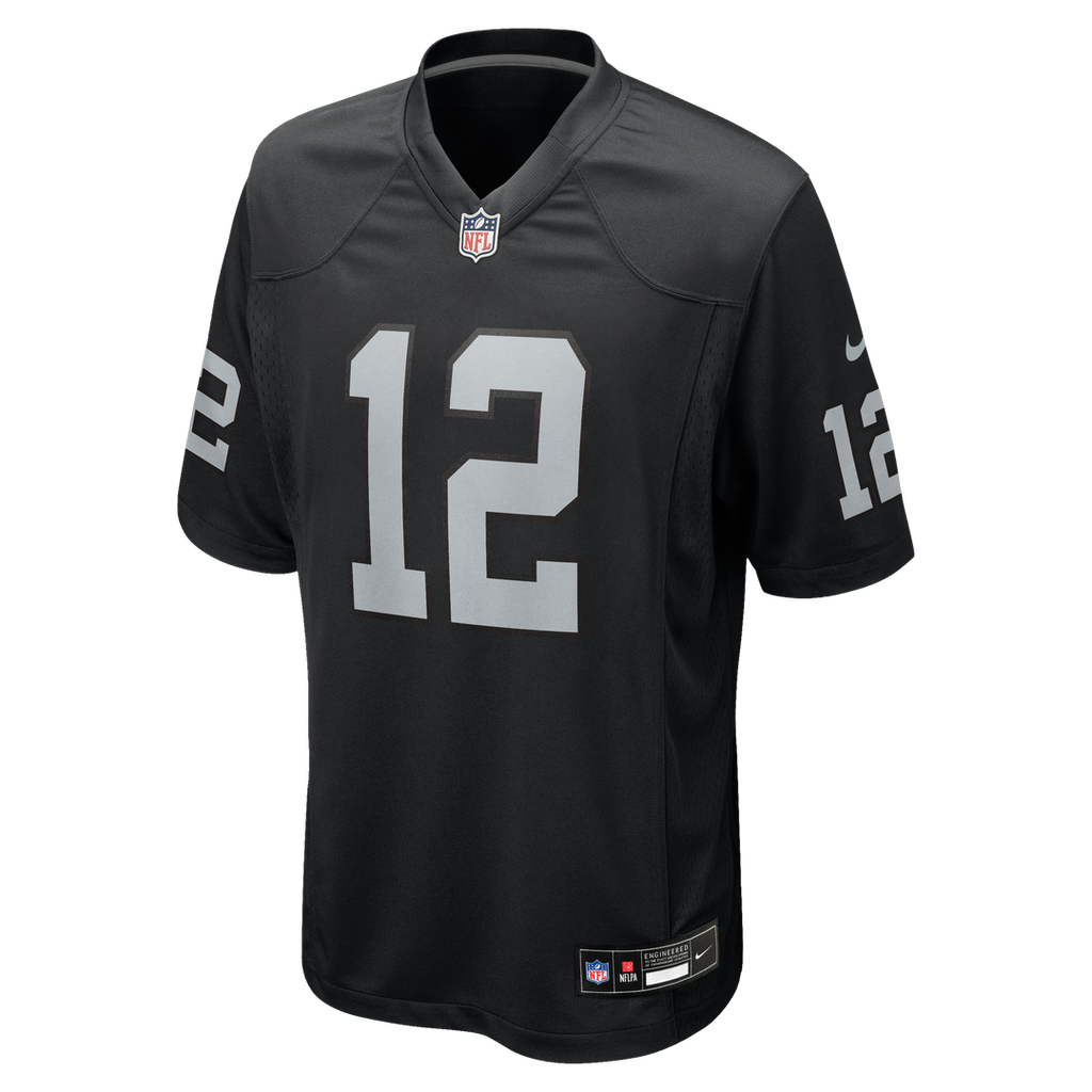 Aidan O'Connell Las Vegas Raiders Nike Team Game Jersey - Black Official NFL Team Apparel Football Fan Gear