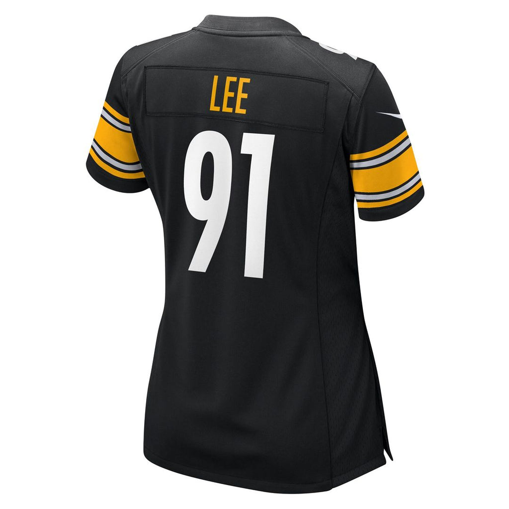 Logan Lee Pittsburgh Steelers Nike Women's Team Game Jersey - Black Official NFL Team Apparel Football Fan Gear
