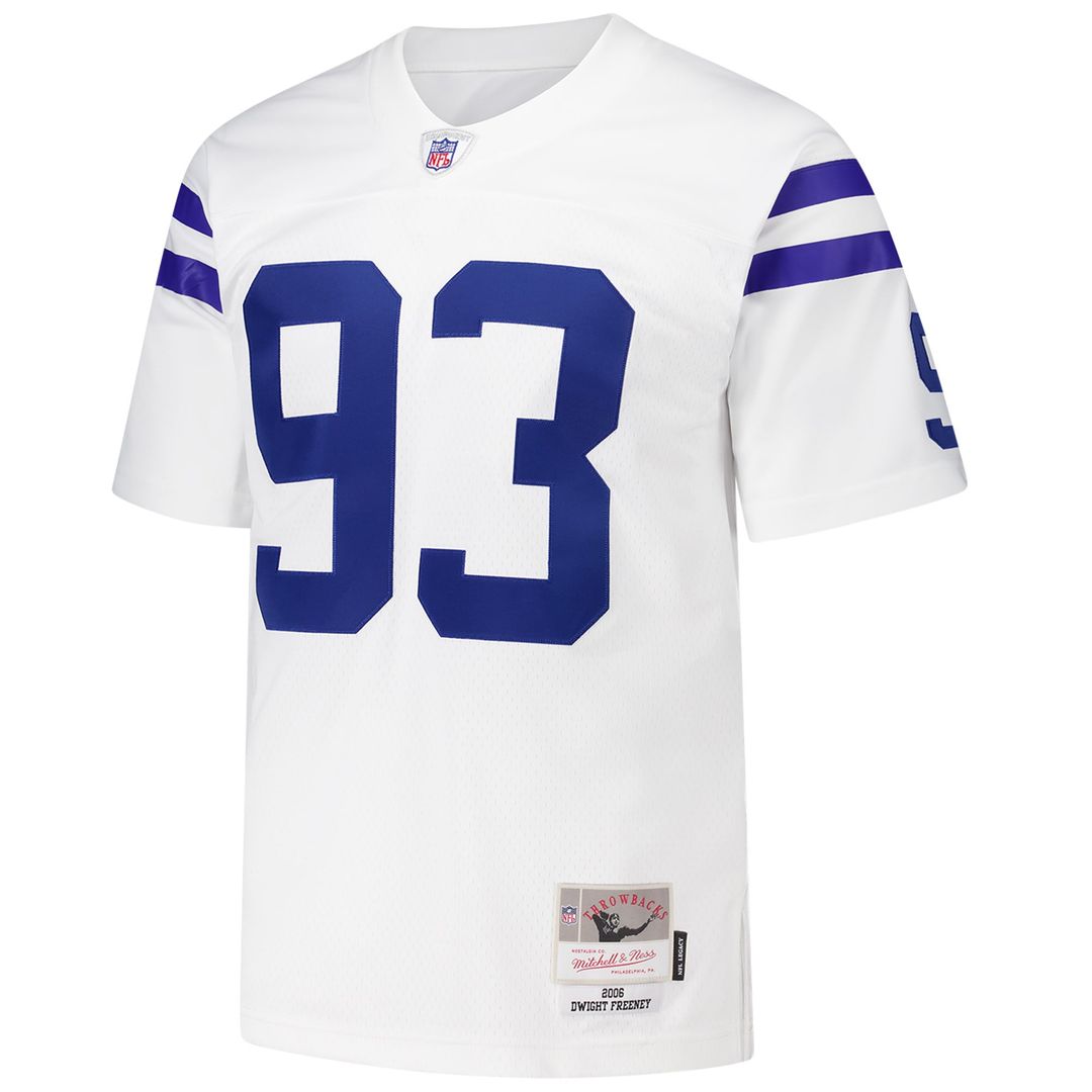 Dwight Freeney Indianapolis Colts Mitchell & Ness 2006 Legacy Replica Jersey - White Official NFL Team Apparel Football Fan Gear