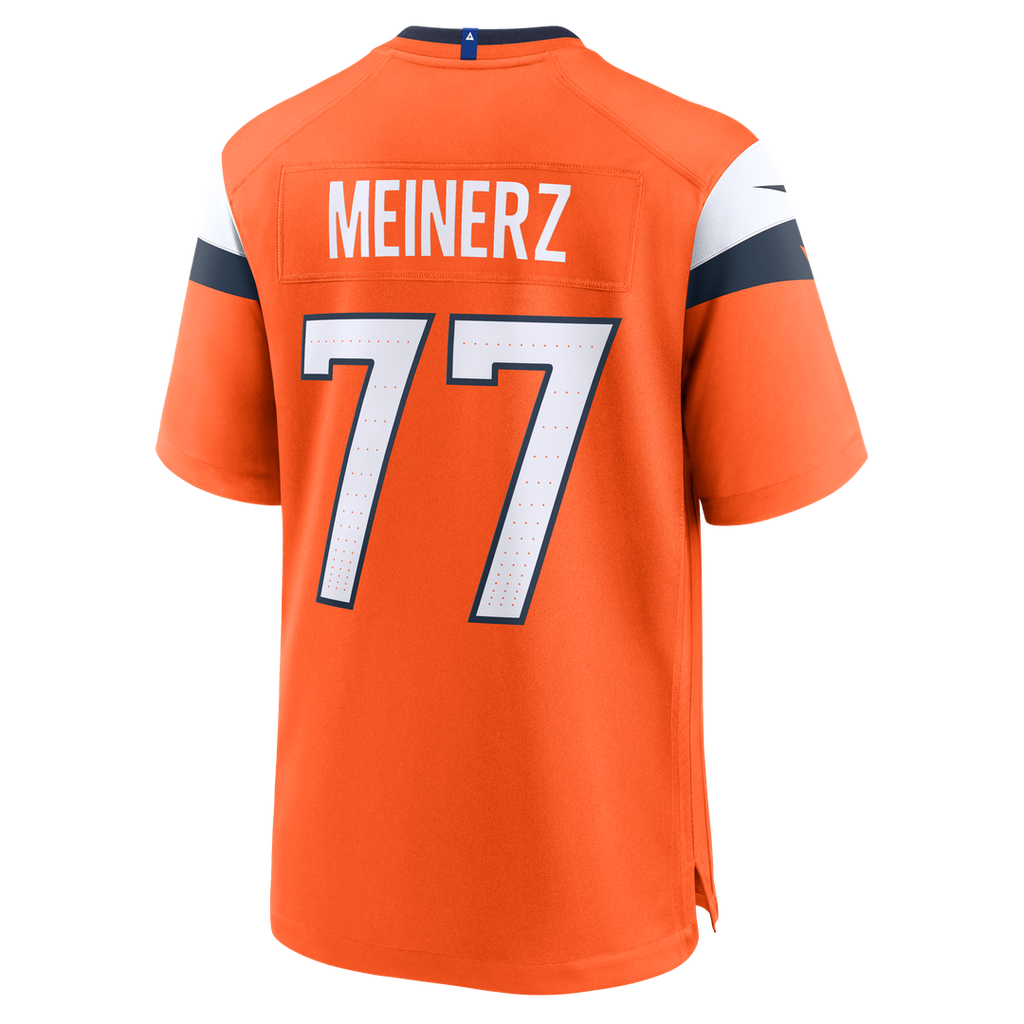 Quinn Meinerz Denver Broncos Nike Team Game Jersey - Orange Official NFL Team Apparel Football Fan Gear