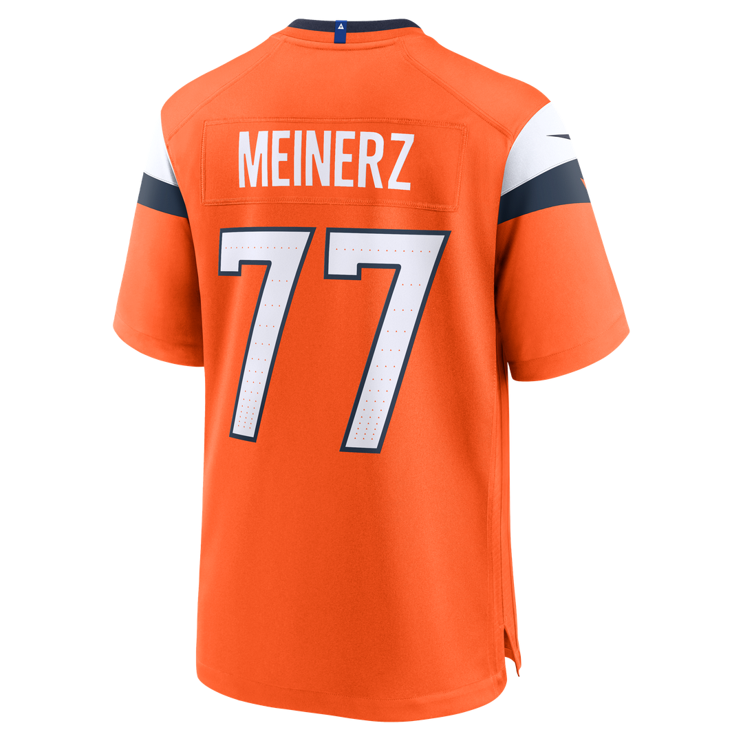 Quinn Meinerz Denver Broncos Nike Team Game Jersey - Orange Official NFL Team Apparel Football Fan Gear