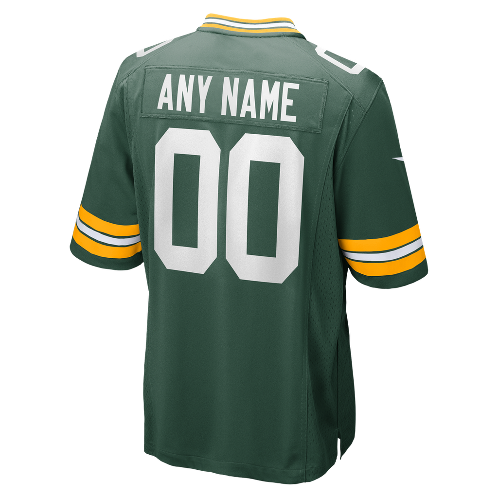 Green Bay Packers Nike Custom Game Jersey - Green Official NFL Team Apparel Football Fan Gear