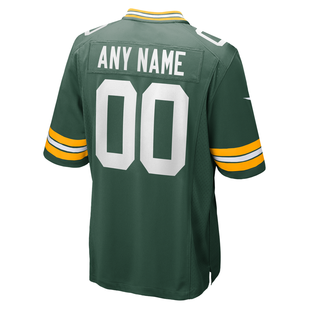 Green Bay Packers Nike Custom Game Jersey - Green Official NFL Team Apparel Football Fan Gear
