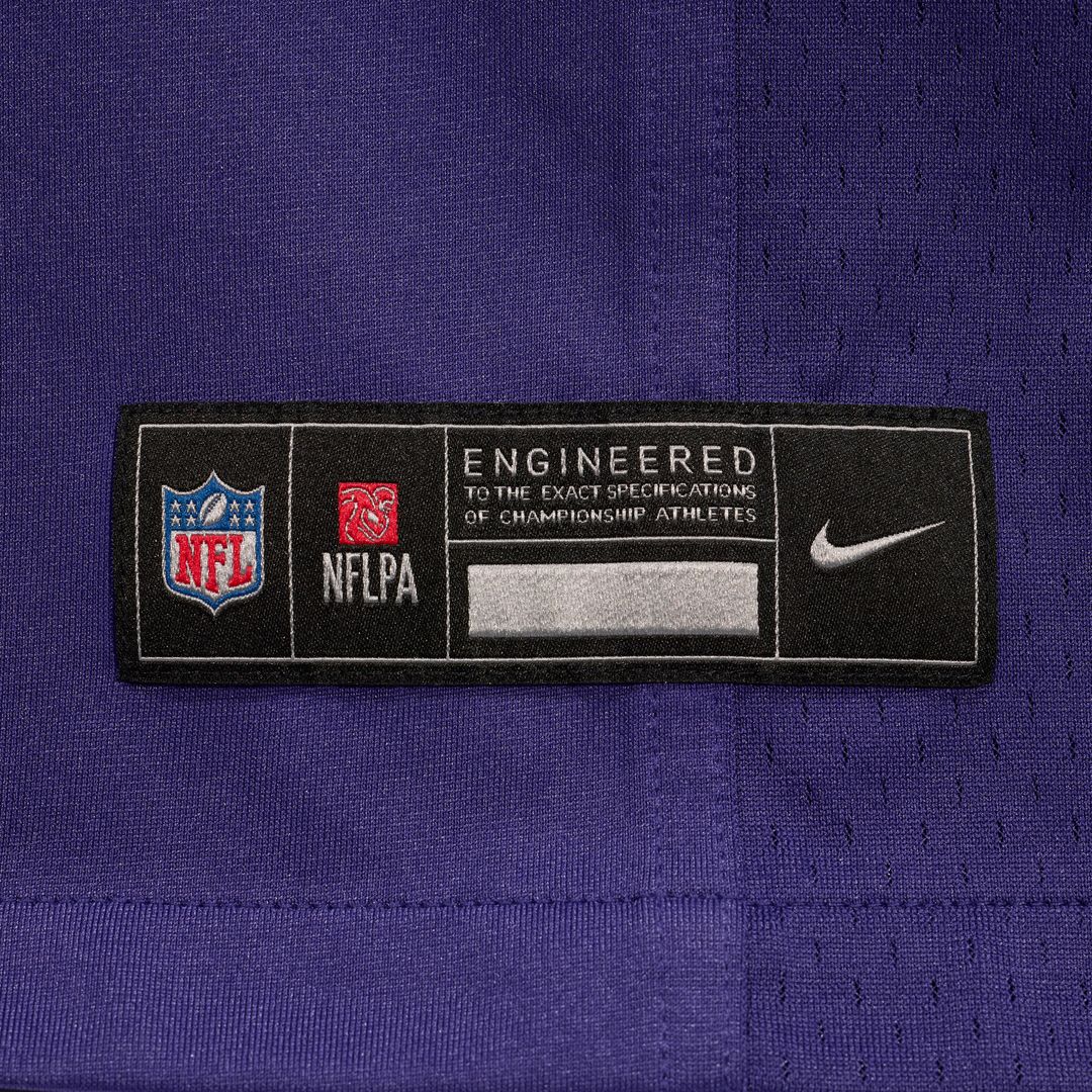 Chidobe Awuzie Baltimore Ravens Nike Team Game Jersey - Purple Official NFL Team Apparel Football Fan Gear