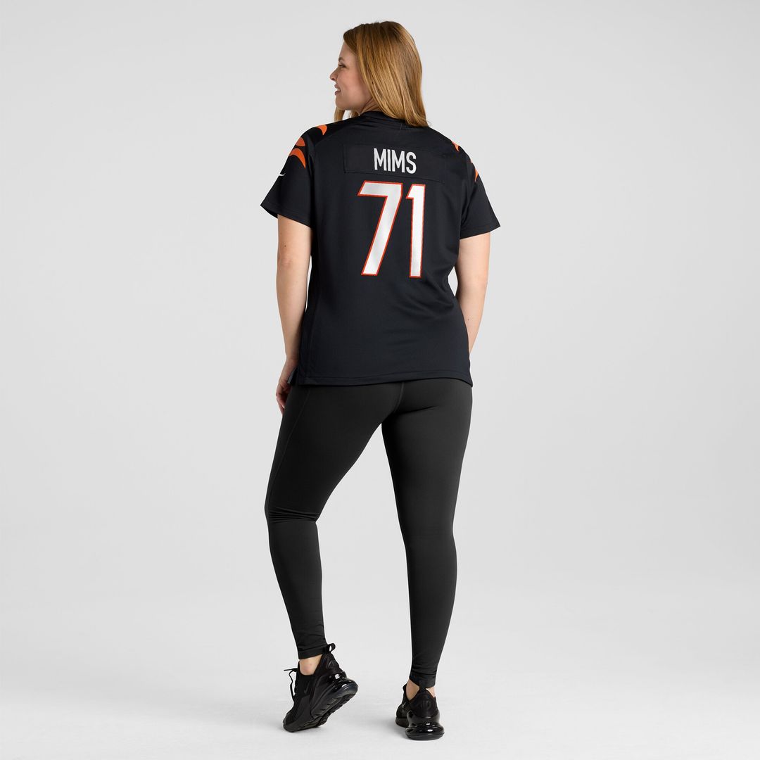 Amarius Mims Cincinnati Bengals Nike Women's Game Jersey - Black Official NFL Team Apparel Football Fan Gear