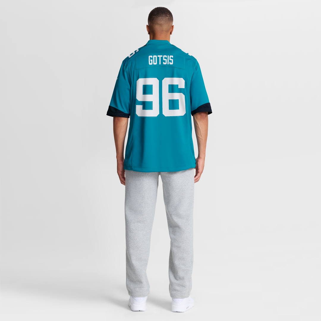 Adam Gotsis Jacksonville Jaguars Nike Game Jersey - Teal Official NFL Team Apparel Football Fan Gear