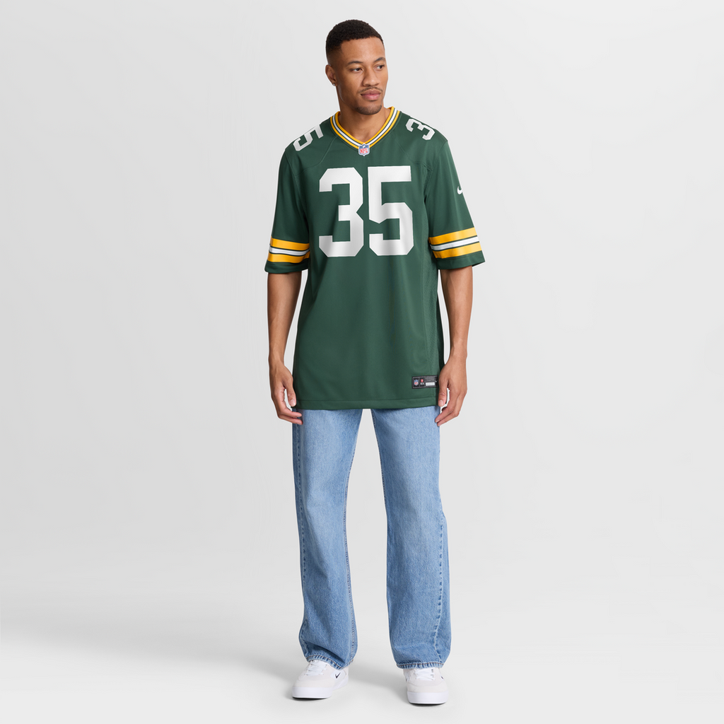 Lucas Havrisik Green Bay Packers Nike Team Game Jersey - Green Official NFL Team Apparel Football Fan Gear