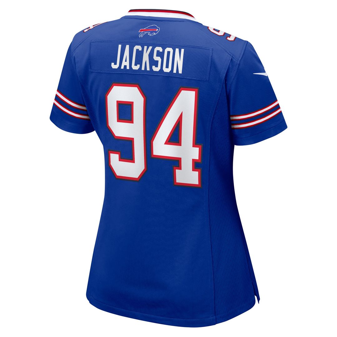Landon Jackson Buffalo Bills Nike Women's Team Game Jersey - Royal Official NFL Team Apparel Football Fan Gear