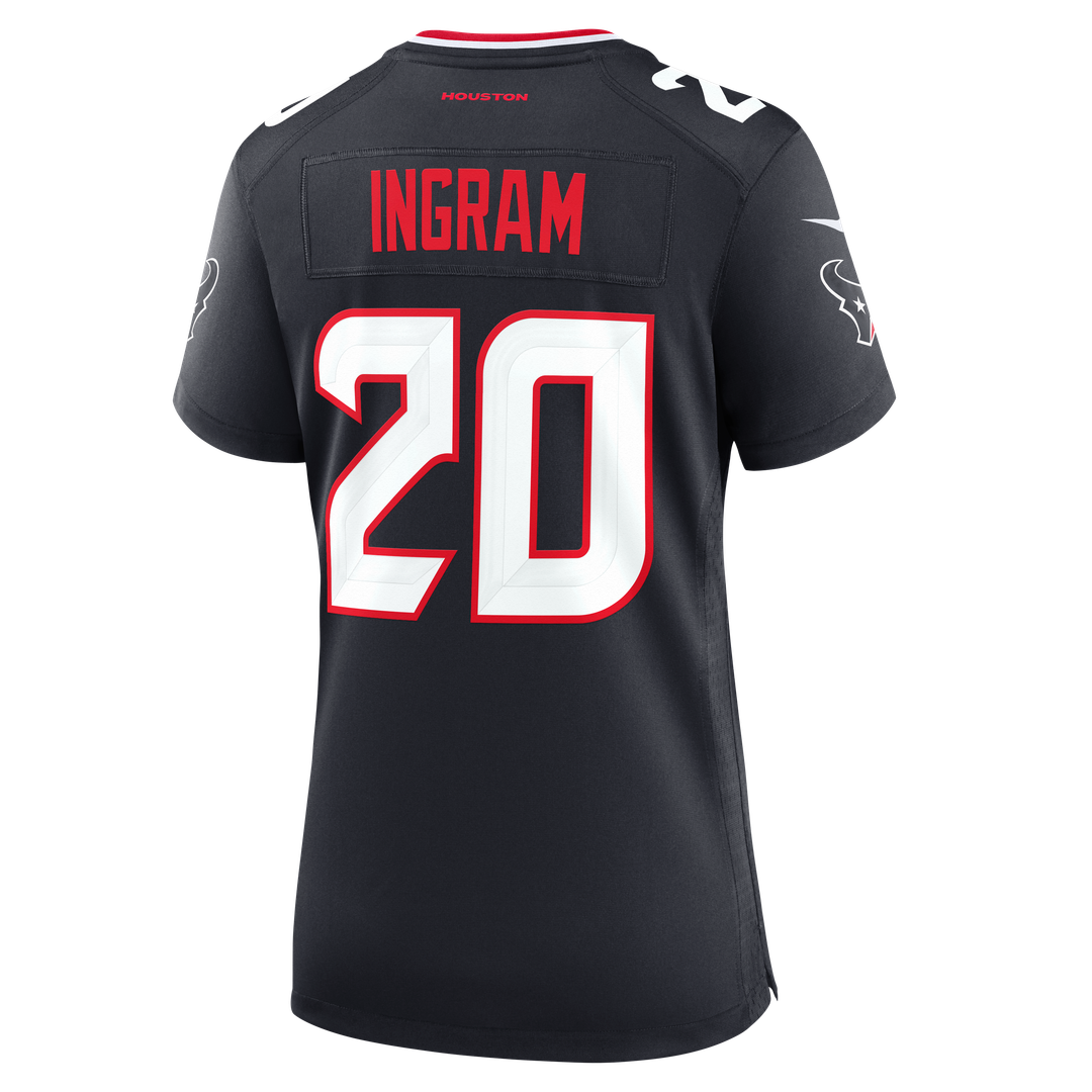 Ja'Marcus Ingram Houston Texans Nike Women's Team Game Jersey - Navy Official NFL Team Apparel Football Fan Gear