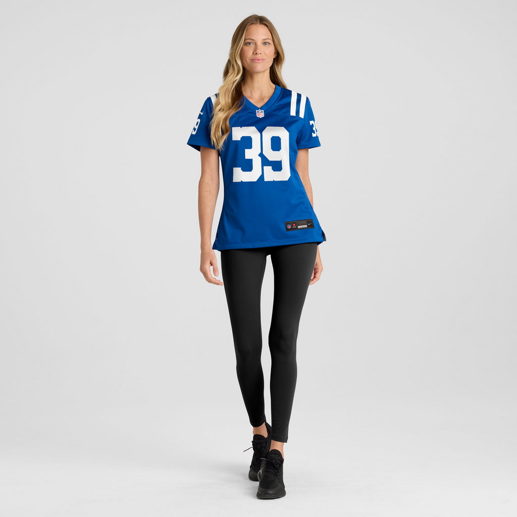 George Odum Indianapolis Colts Nike Women's Team Game Jersey - Royal Official NFL Team Apparel Football Fan Gear