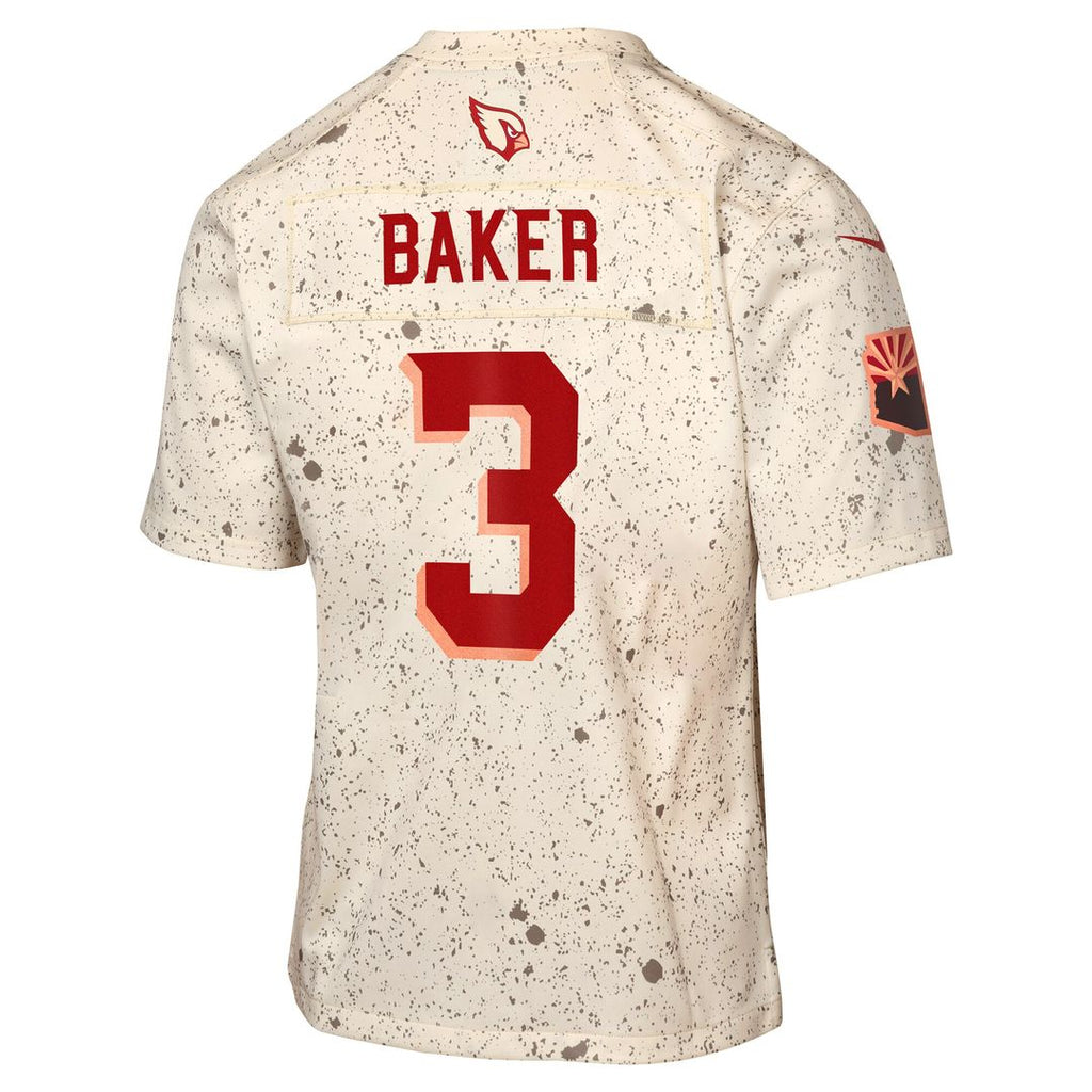 Budda Baker Arizona Cardinals Nike Youth 2025 Rivalries Collection Game Jersey - Natural Official NFL Team Apparel Football Fan Gear