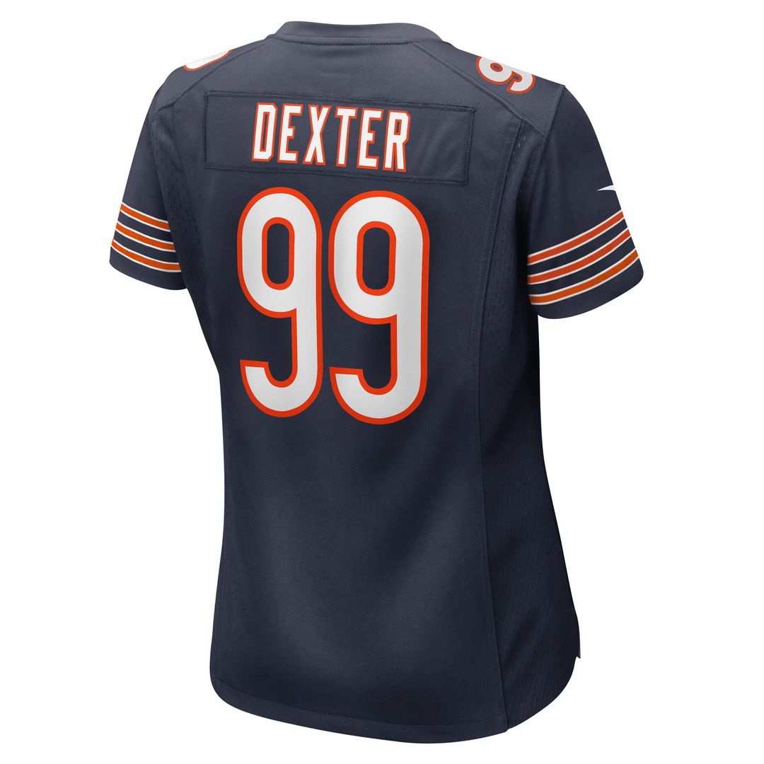 Gervon Dexter Sr Chicago Bears Nike Women's Team Game Jersey - Navy Official NFL Team Apparel Football Fan Gear