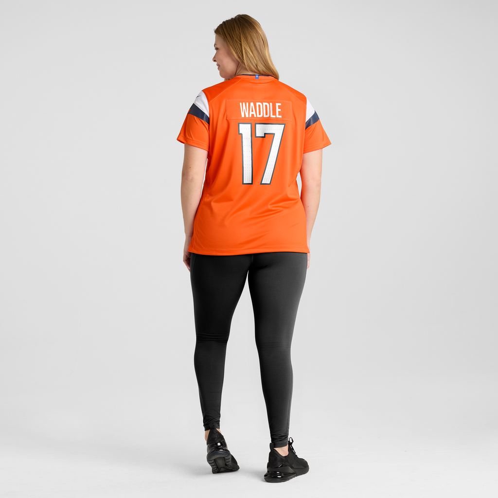 Jaylen Waddle Denver Broncos Nike Women's Game Jersey - Orange Official NFL Team Apparel Football Fan Gear