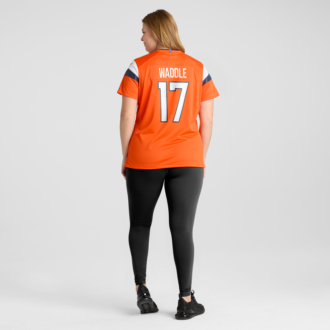 Jaylen Waddle Denver Broncos Nike Women's Game Jersey - Orange Official NFL Team Apparel Football Fan Gear