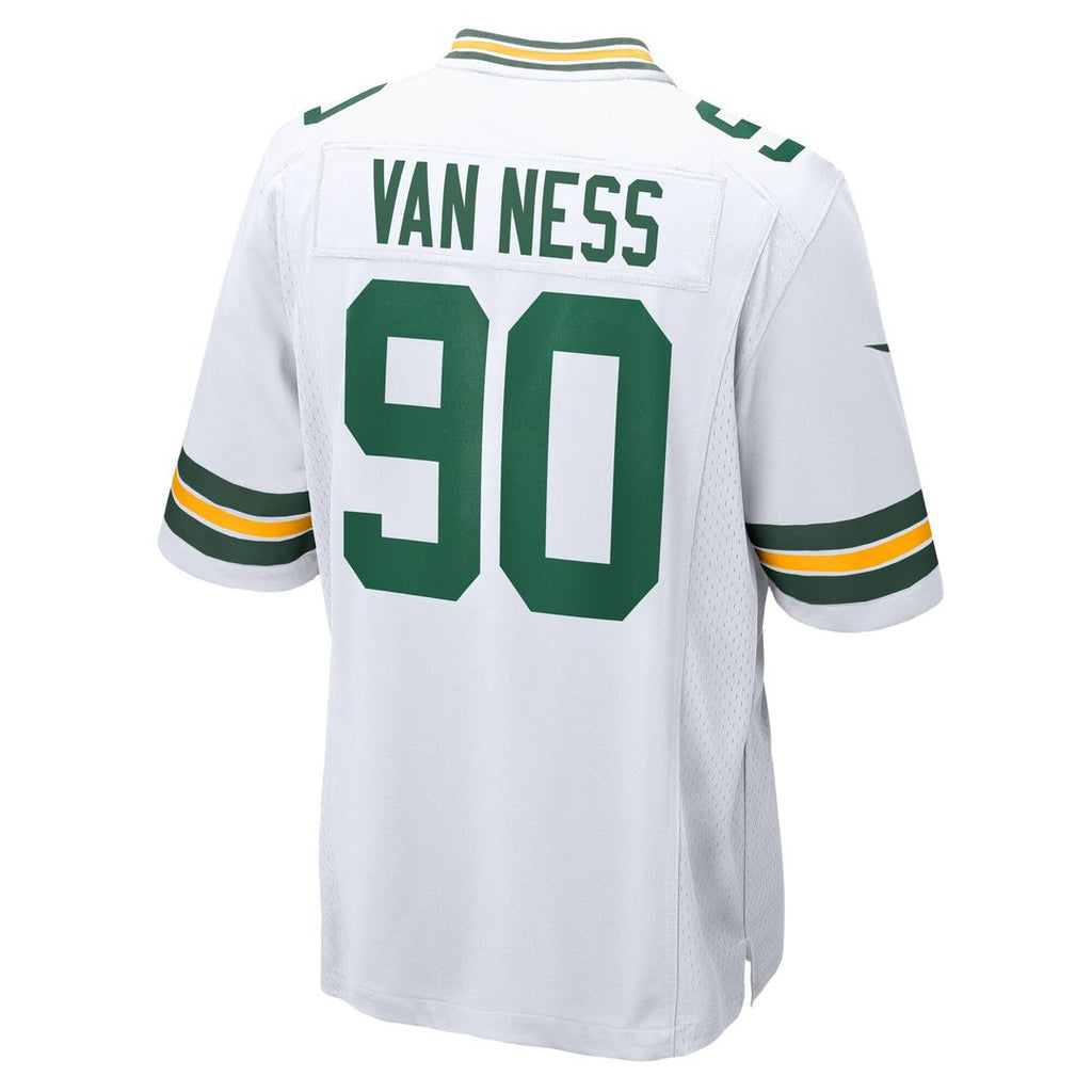 Lukas Van Ness Green Bay Packers Nike Game Jersey - White Official NFL Team Apparel Football Fan Gear