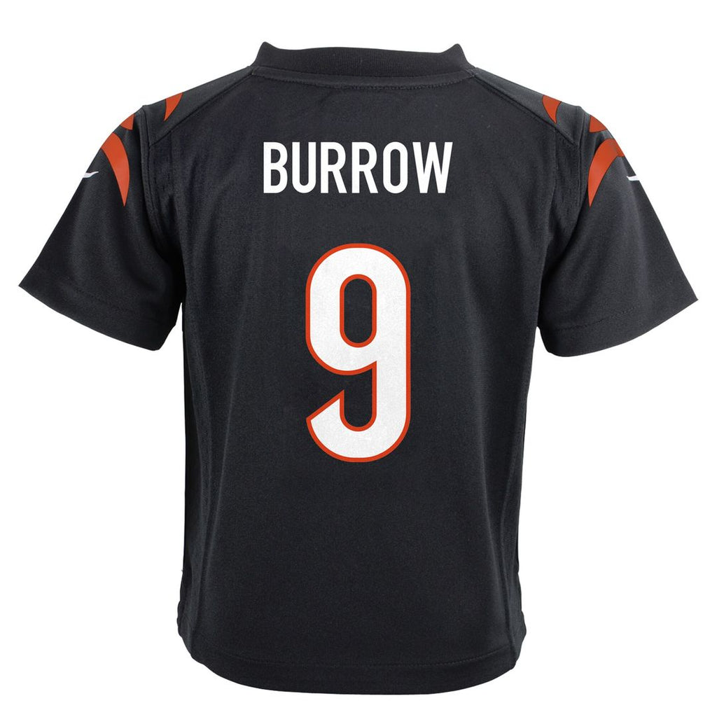 Joe Burrow Cincinnati Bengals Nike Toddler Game Jersey - Black Official NFL Team Apparel Football Fan Gear