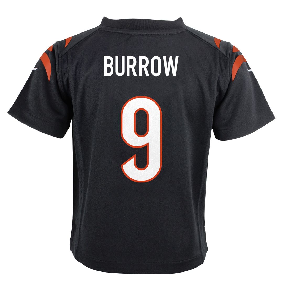 Joe Burrow Cincinnati Bengals Nike Toddler Game Jersey - Black Official NFL Team Apparel Football Fan Gear