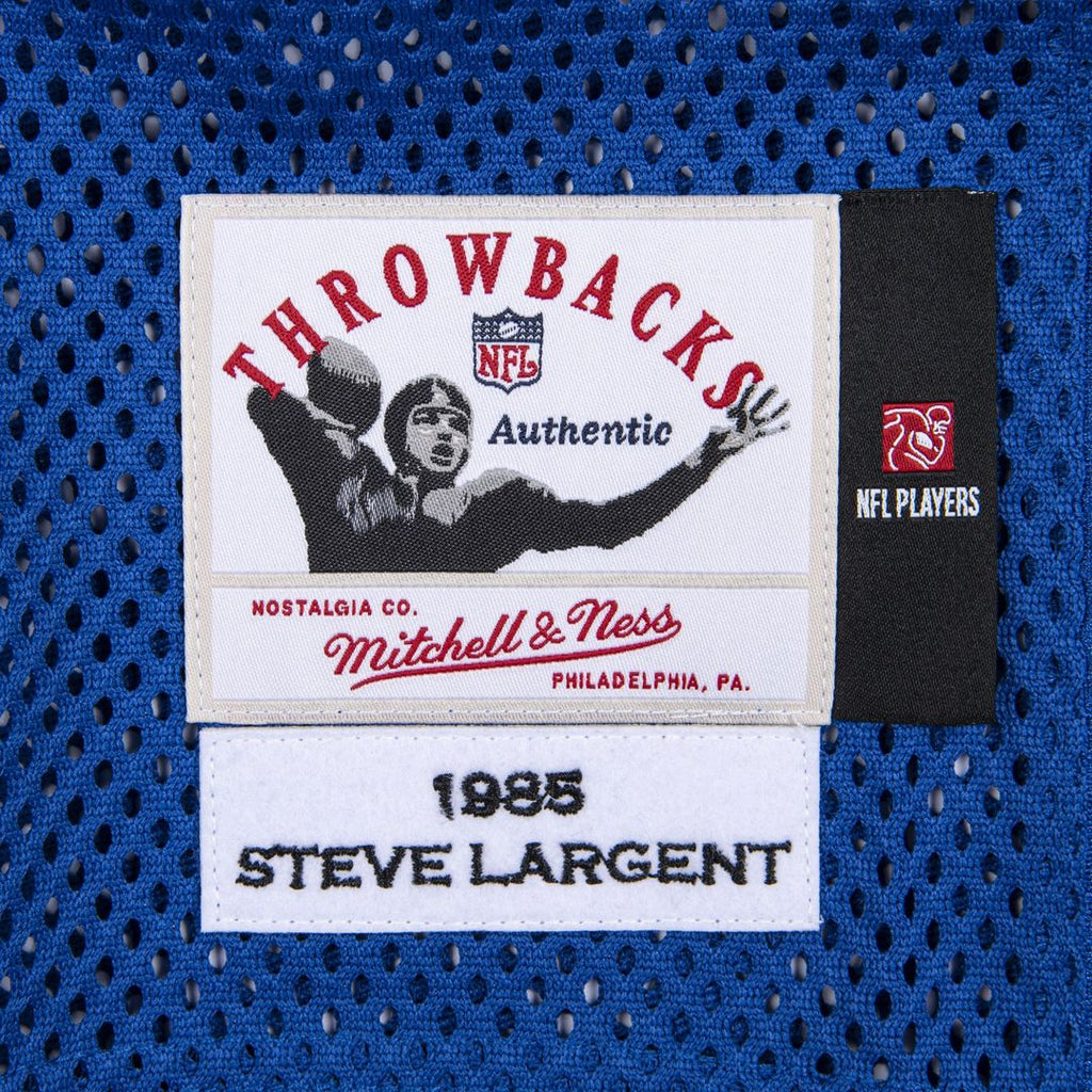 Steve Largent Seattle Seahawks 1985 Mitchell & Ness Authentic Throwback Retired Player Jersey - Royal Official NFL Team Apparel Football Fan Gear