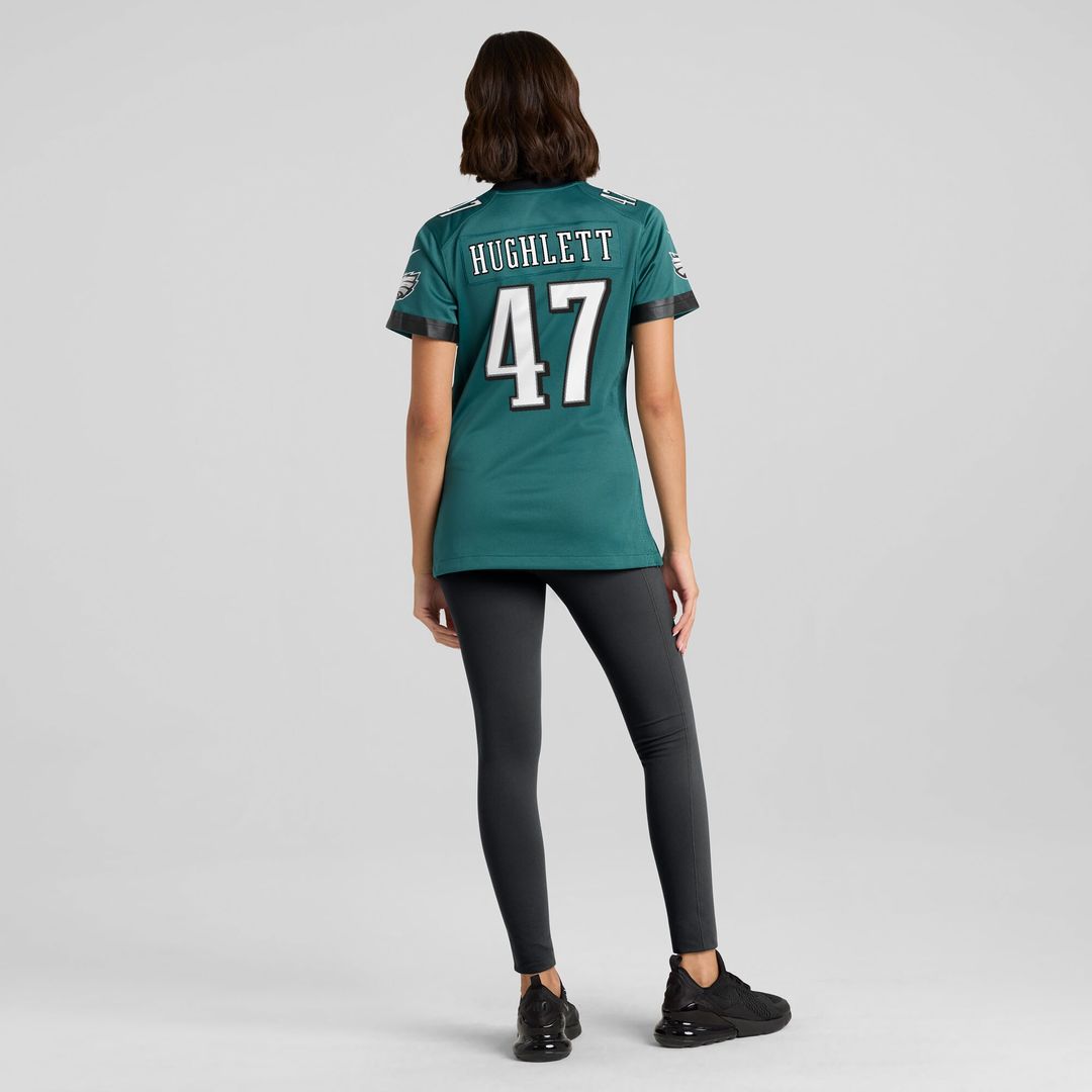 Charley Hughlett Philadelphia Eagles Nike Women's Team Game Jersey - Midnight Green Official NFL Team Apparel Football Fan Gear