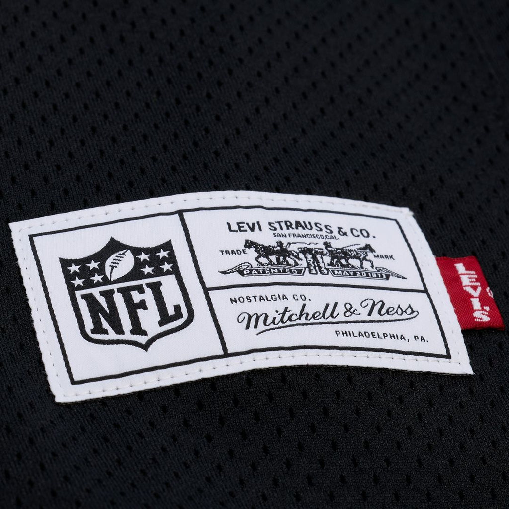 Super Bowl LX Mitchell & Ness x Levi's Unisex Legacy Jersey - Black Official NFL Team Apparel Football Fan Gear