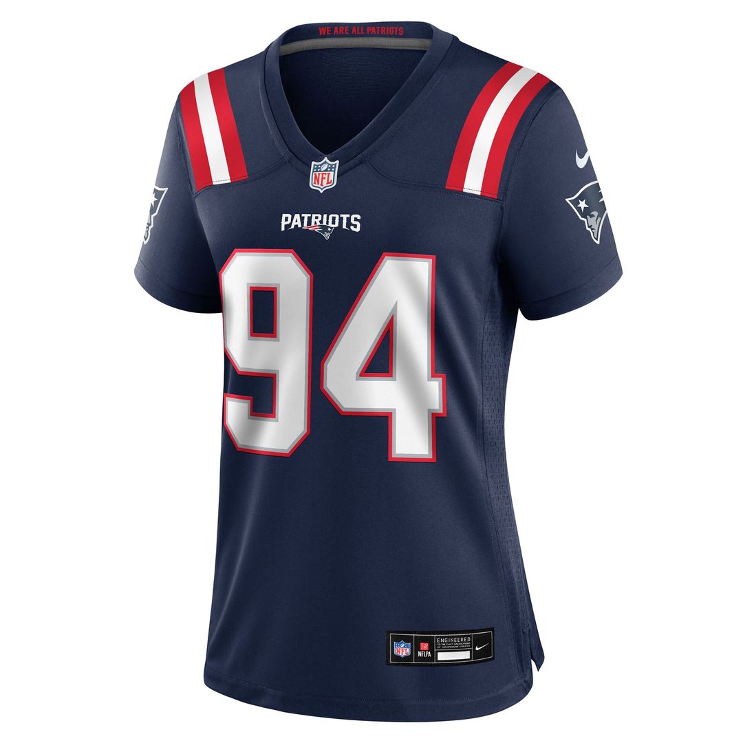 Cory Durden New England Patriots Nike Women's Team Game Jersey - Navy Official NFL Team Apparel Football Fan Gear